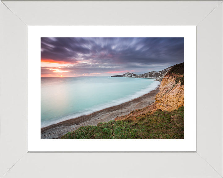The Jurassic Coast Dorset at sunset Photo Print - Canvas - Framed Photo Print - Hampshire Prints