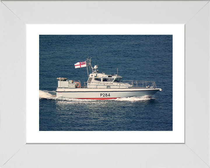 HMS Scimitar P284 Royal Navy Scimitar class fast patrol boat Photo Print or Framed Print - Hampshire Prints