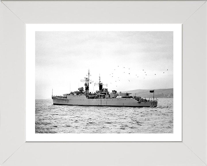 HMS Jaguar F37 Royal Navy Leopard class Frigate Photo Print or Framed Print - Hampshire Prints