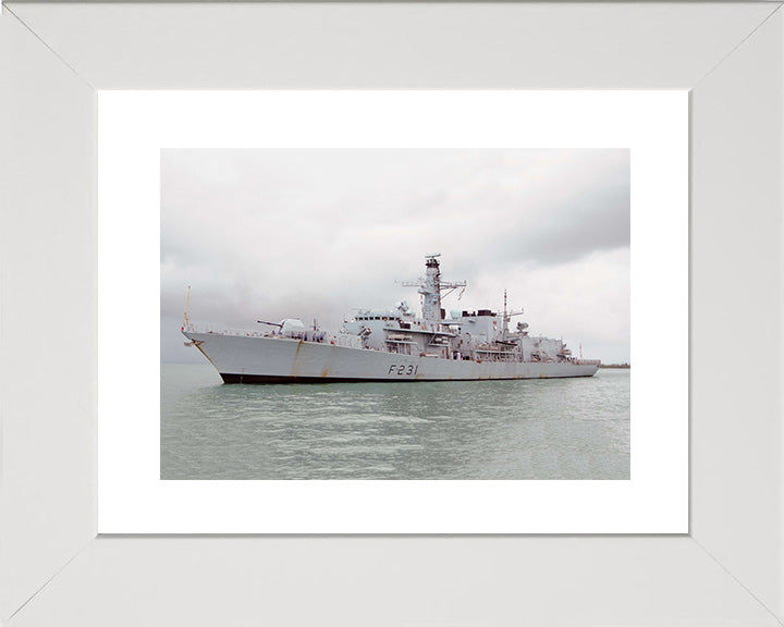 HMS Argyll F231 Royal Navy type 23 Frigate Photo Print or Framed Print - Hampshire Prints