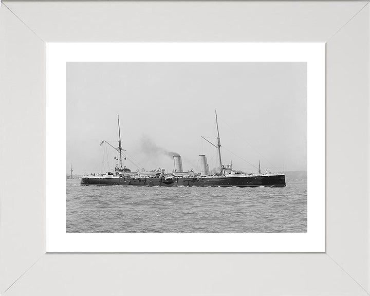 HMS Magicienne 1890 Royal Navy Medea class Cruiser Photo Print or Framed Print - Hampshire Prints