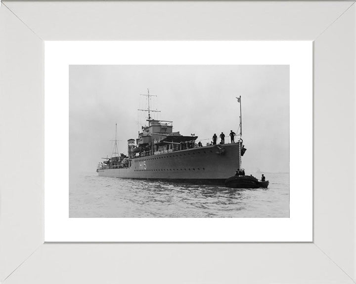 HMS Esk H15 Royal Navy E Class destroyer Photo Print or Framed Print - Hampshire Prints