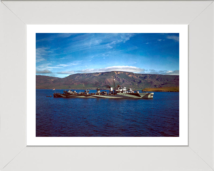 HMS Hesperus H57 Royal Navy H class Destroyer Photo Print or Framed Print - Hampshire Prints