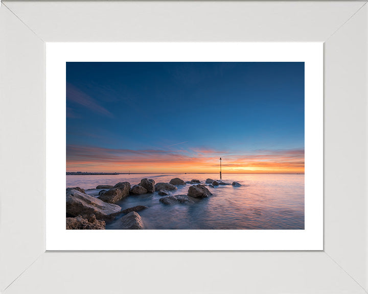 Sandbanks Dorset at sunset Photo Print - Canvas - Framed Photo Print - Hampshire Prints