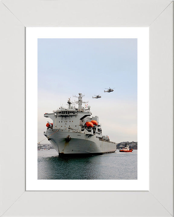 RFA Argus A135 Royal Fleet Auxiliary Casualty class Ship Photo Print or Framed Print - Hampshire Prints