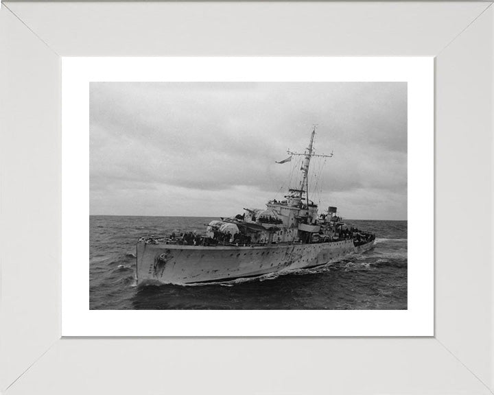 HMS Pelican L86 (U86) Royal Navy Egret class sloop Photo Print or Framed Print - Hampshire Prints