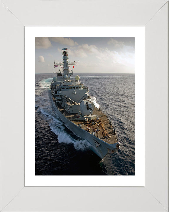 HMS Monmouth F235 Royal Navy type 23 Frigate Photo Print or Framed Print - Hampshire Prints