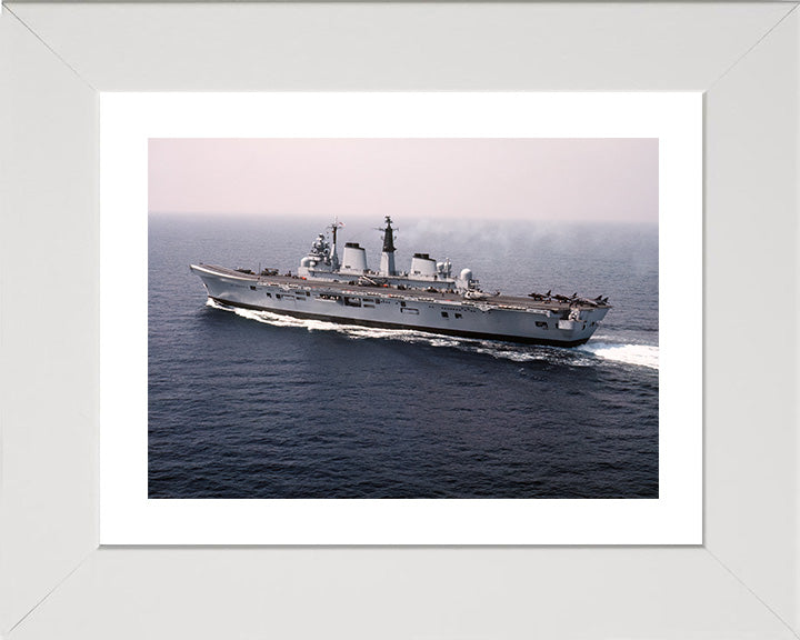 HMS Invincible R05 Royal Navy Invincible Class aircraft carrier Photo Print or Framed Print - Hampshire Prints