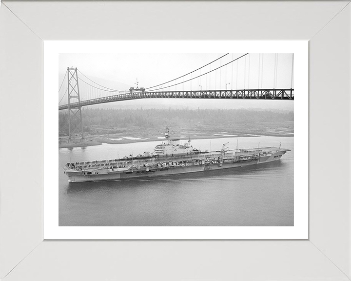 HMS Implacable R86 Royal Navy Implacable Class Aircraft Carrier Photo Print or Framed Print - Hampshire Prints