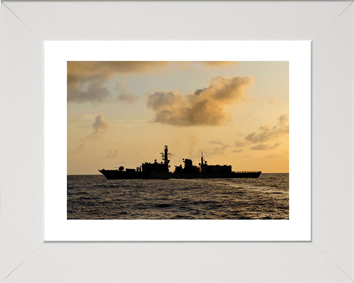 HMS Somerset F82 Royal Navy type 23 Frigate Photo Print or Framed Print - Hampshire Prints