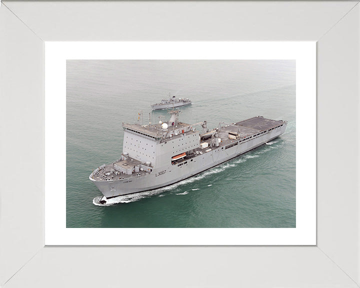 RFA Lyme Bay L3007 Royal Fleet Auxiliary Bay class auxiliary dock landing ship Photo Print or Framed Print - Hampshire Prints