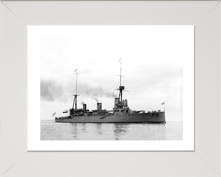 HMS New Zealand (1911) Royal Navy Indefatigable class battlecruiser Photo Print or Framed Photo Print - Hampshire Prints