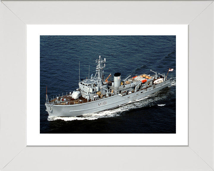 HMS Sheraton M1181 Royal Navy Ton Class Minesweeper Photo Print or Framed Photo Print - Hampshire Prints