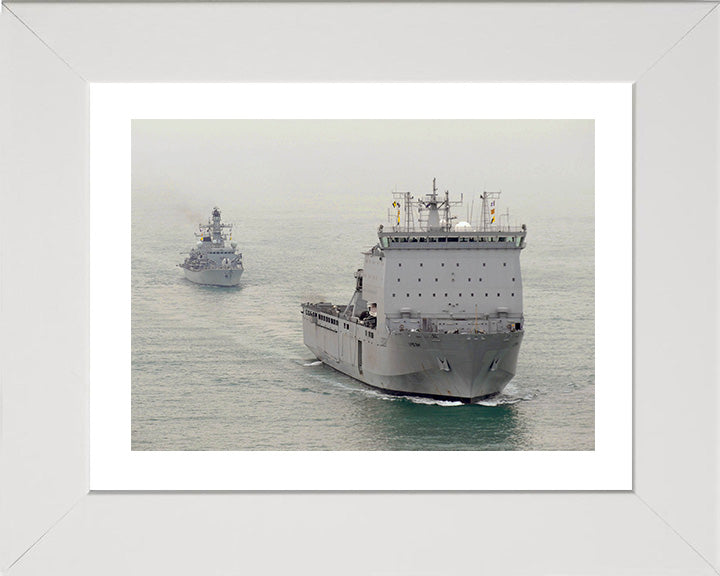 RFA Lyme Bay L3007 Royal Fleet Auxiliary Bay class auxiliary dock landing ship Photo Print or Framed Print - Hampshire Prints