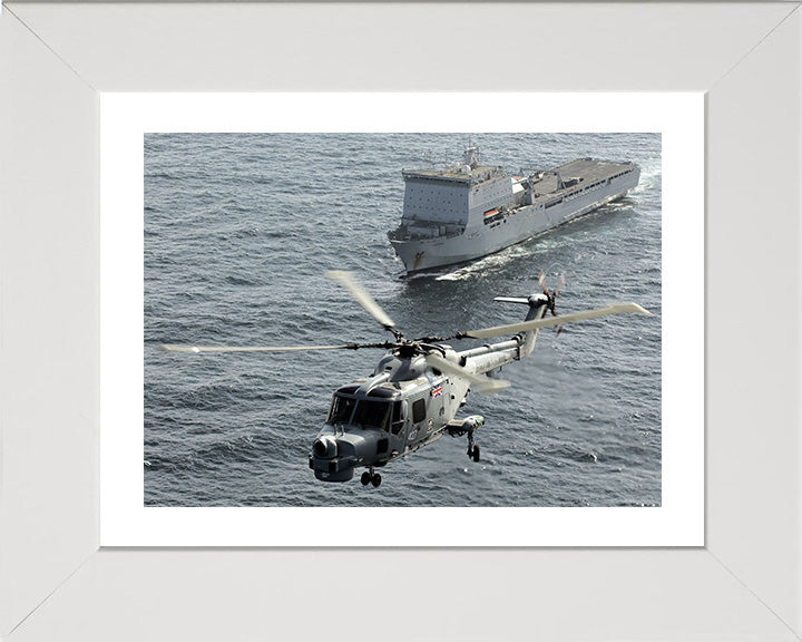RFA Largs Bay L3006 Royal Fleet Auxiliary Bay class auxiliary dock landing ship Photo Print or Framed Print - Hampshire Prints