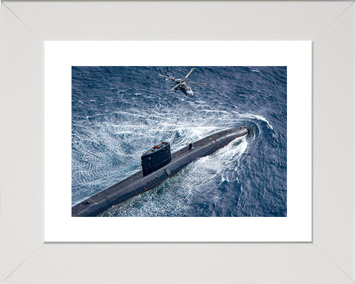 HMS Trenchant S91 Royal Navy Trafalgar class Submarine Photo Print or Framed Print - Hampshire Prints