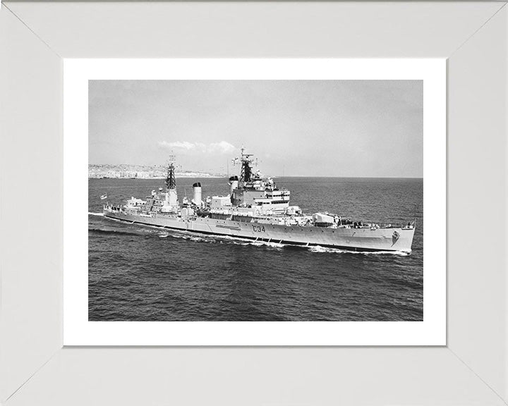 HMS Lion C34 | Photo Print | Framed Print | Poster | Tiger Class | Cruiser | Royal Navy - Hampshire Prints