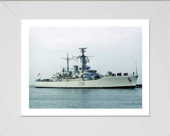 HMS Jupiter F60 Royal Navy Leander class frigate Photo Print or Framed Print - Hampshire Prints