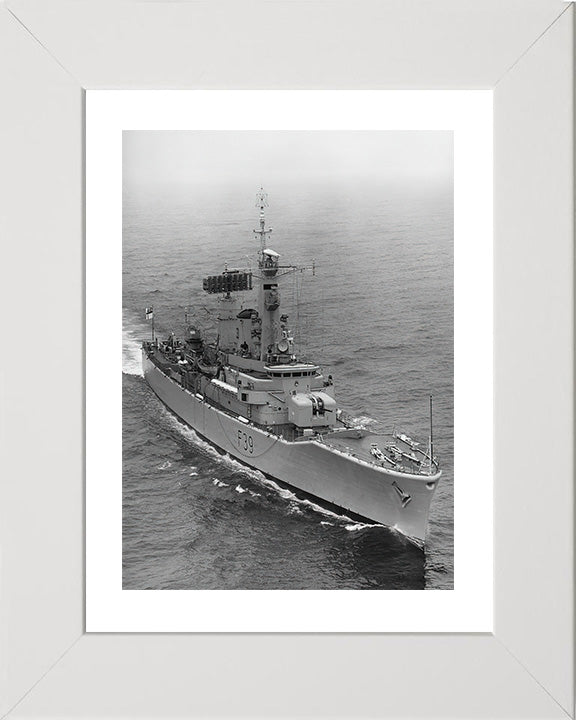 HMS Naiad F39 Royal Navy Leander class frigate Photo Print or Framed Photo Print - Hampshire Prints