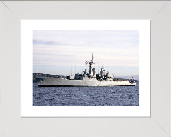 HMS Rothesay F107 Royal Navy Rothesay Class frigate Photo Print or Framed Print - Hampshire Prints