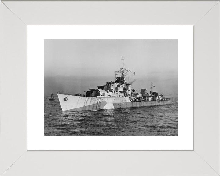 HMS Zest R02 (F102) Royal Navy Z Class destroyer Photo Print or Framed Print - Hampshire Prints