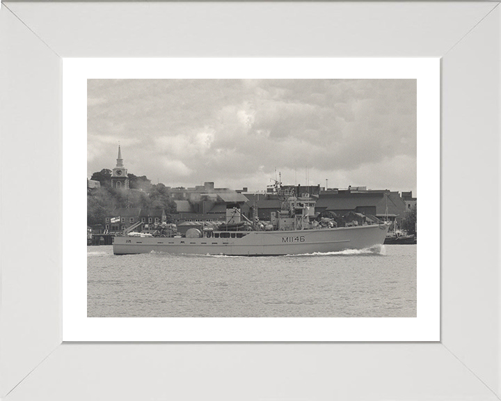 HMS Hodgeston M1146 Royal Navy Ton Class Minesweeper Photo Print or Framed Photo Print - Hampshire Prints