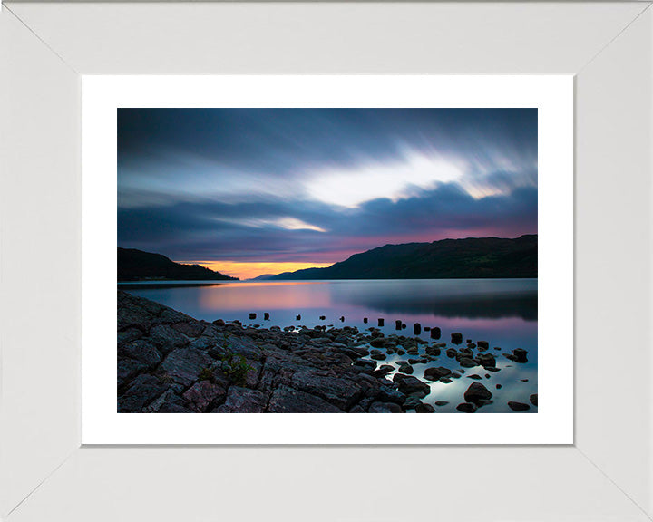 Loch Ness Scotland at sunset Photo Print - Canvas - Framed Photo Print - Hampshire Prints