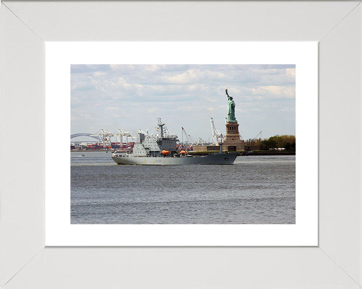 HMS Scott H131 Royal Navy ocean survey vessel Photo Print or Framed Print - Hampshire Prints