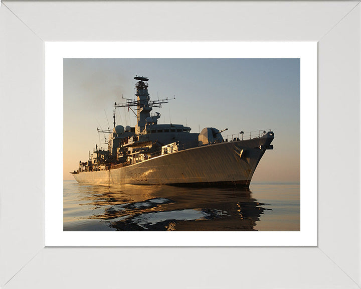 HMS Marlborough F233 Royal Navy type 23 Frigate Photo Print or Framed Print - Hampshire Prints