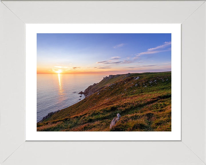 Lundy Island Devon at sunset Photo Print - Canvas - Framed Photo Print - Hampshire Prints