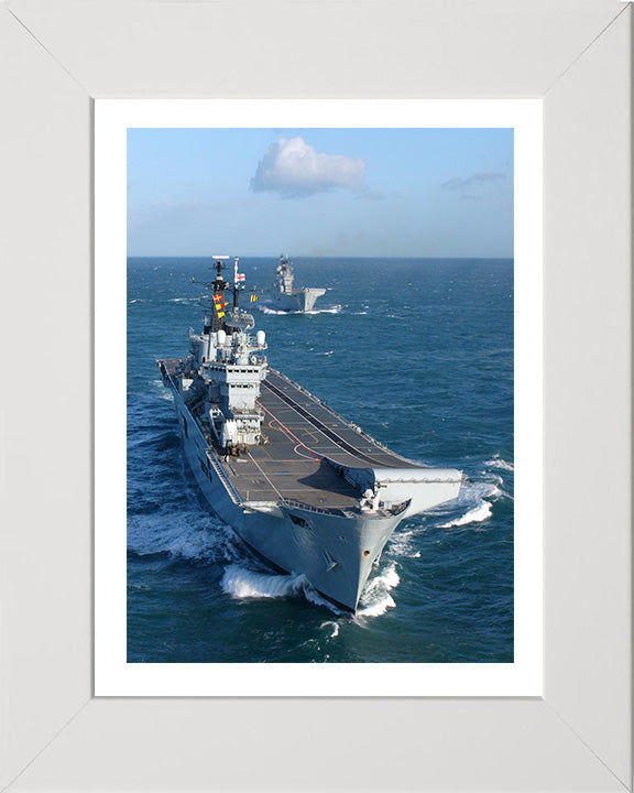 HMS Invincible R05 Royal Navy Invincible Class aircraft carrier Photo Print or Framed Print - Hampshire Prints