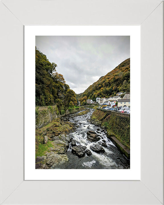 River flowing through Lynmouth Devon Photo Print - Canvas - Framed Photo Print - Hampshire Prints