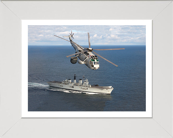 HMS Invincible R05 Royal Navy Invincible Class aircraft carrier Photo Print or Framed Print - Hampshire Prints