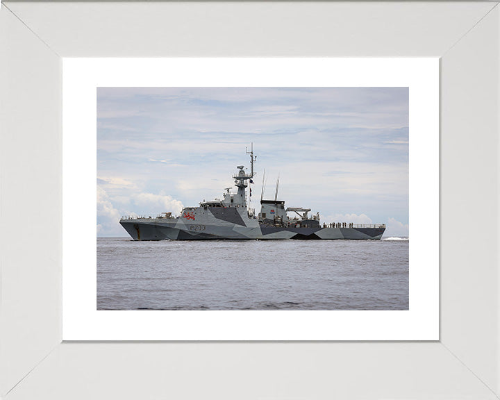 HMS Tamar P233 Royal Navy River class offshore patrol vessel Photo Print or Framed Print - Hampshire Prints