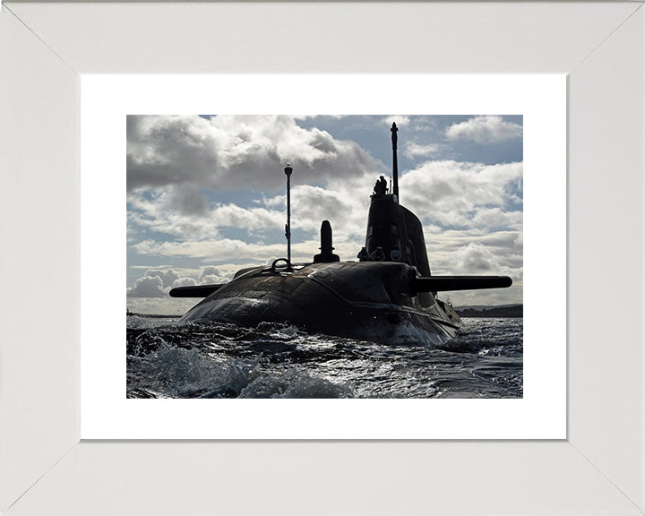 HMS Ambush S120 Royal Navy Astute class Submarine Photo Print or Framed Print - Hampshire Prints