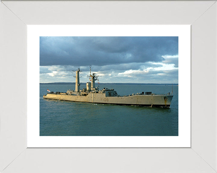 HMS Londonderry F108 Royal Navy Rothesay class frigate Photo Print or Framed Print - Hampshire Prints