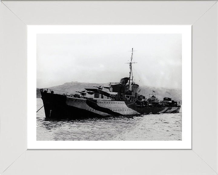 HMS Javelin F61 Royal Navy J class destroyer Photo Print or Framed Print - Hampshire Prints