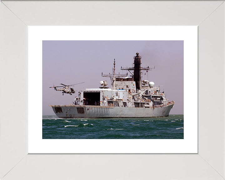 HMS Somerset F82 Royal Navy type 23 Frigate Photo Print or Framed Print - Hampshire Prints