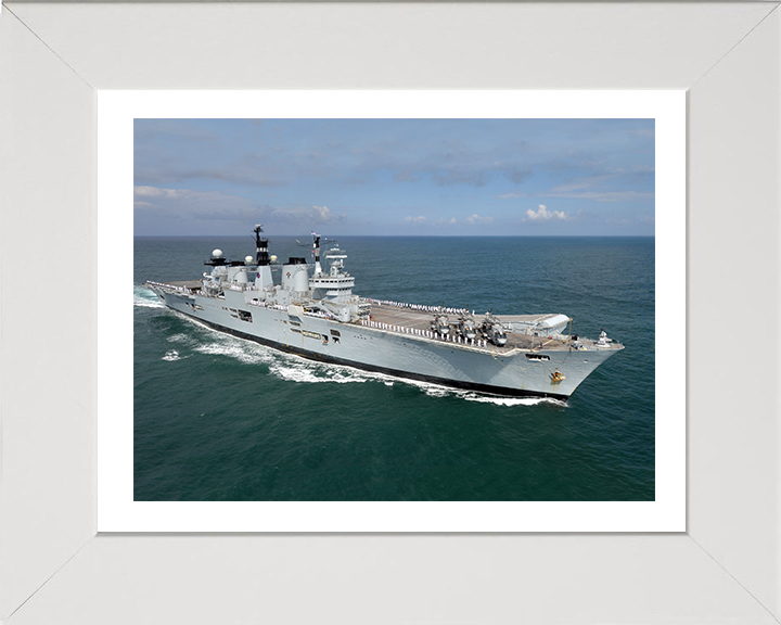 HMS Illustrious R06 Royal Navy Invincible class Aircraft Carrier Photo Print or Framed Print - Hampshire Prints