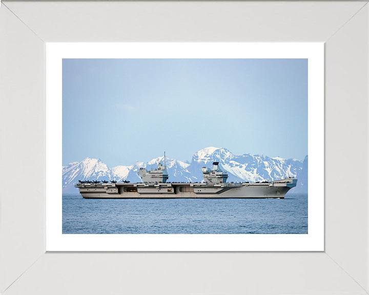 HMS Prince of Wales R09 | Photo Print | Framed Print | Queen Elizabeth Class | Aircraft Carrier | Royal Navy