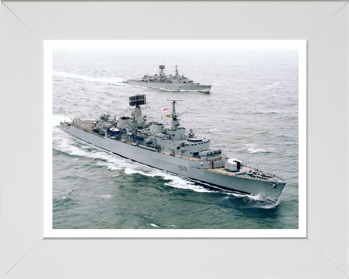 HMS Glamorgan D19 Royal Navy County class Destroyer Photo Print or Framed Print - Hampshire Prints