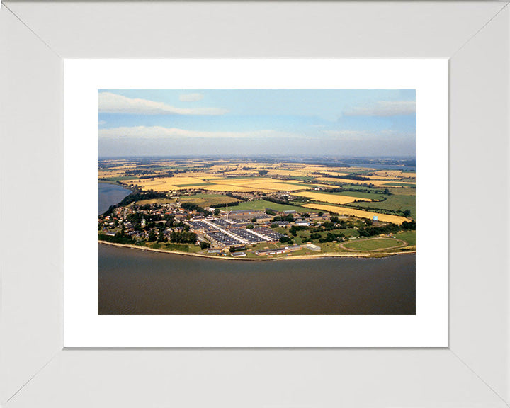 HMS Ganges Shotley Suffolk Aerial Photo Print or Framed Photo Print - Hampshire Prints