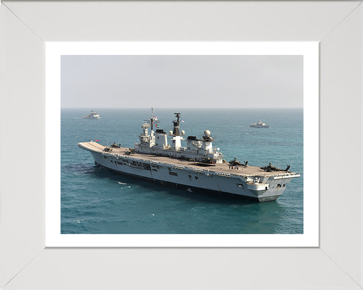 HMS Illustrious R06 Royal Navy Invincible class Aircraft Carrier Photo Print or Framed Print - Hampshire Prints