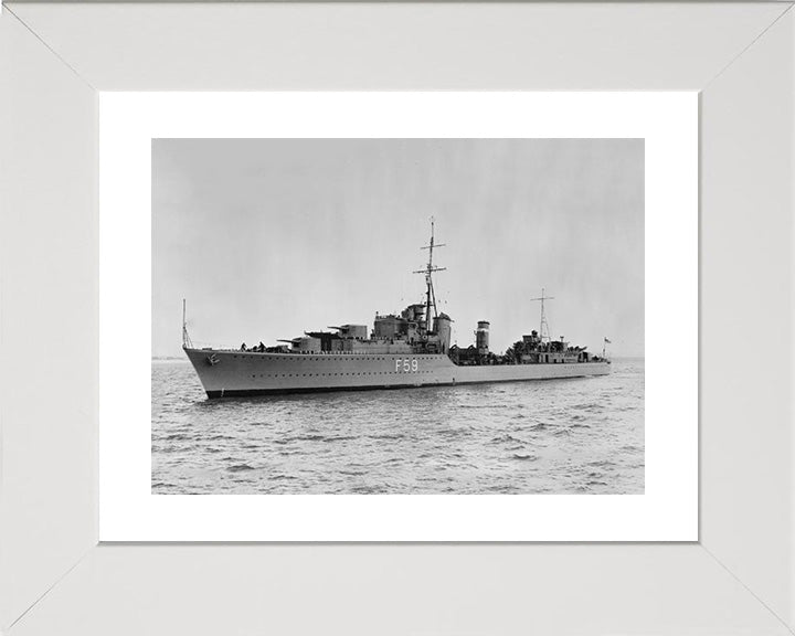 HMS Mashona F59 (L59) Royal Navy Tribal class destroyer Photo Print or Framed Print - Hampshire Prints