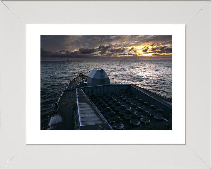 HMS Northumberland F238 Royal Navy Type 23 frigate Photo Print or Framed Photo Print - Hampshire Prints