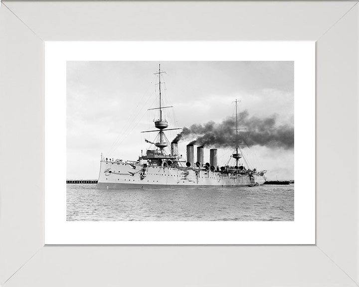 HMS Powerful (1895) Royal Navy Danae Powerful cruiser Photo Print or Framed Photo Print - Hampshire Prints