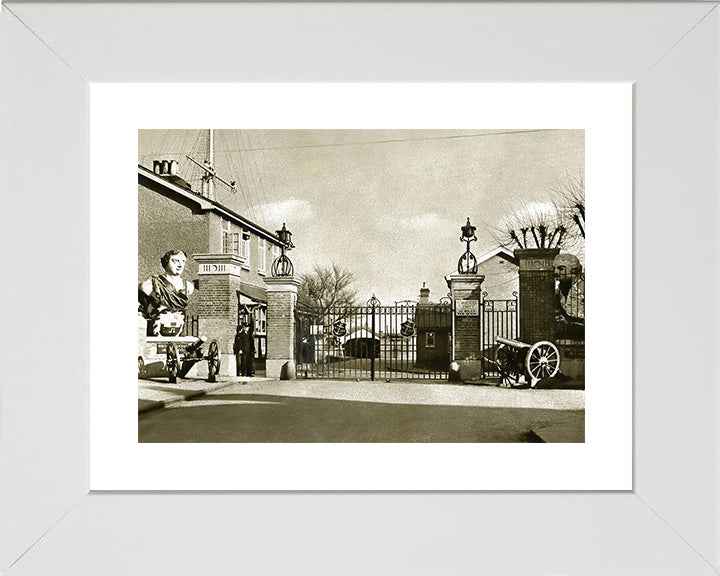 HMS Ganges Main Gate Photo Print or Framed Photo Print - Hampshire Prints