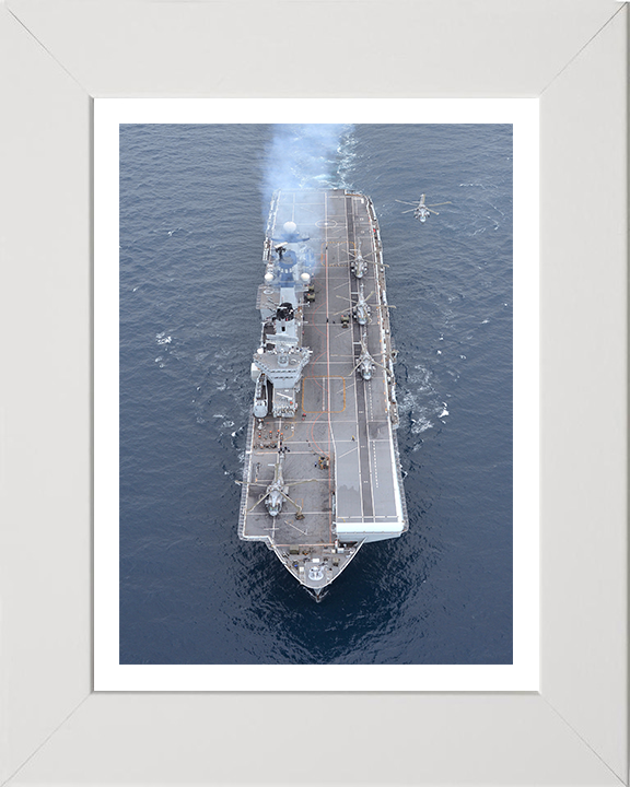 HMS Illustrious R06 Royal Navy Invincible class Aircraft Carrier Photo Print or Framed Print - Hampshire Prints