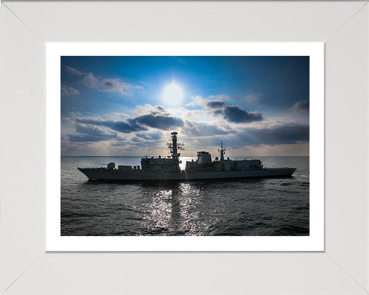 HMS Lancaster F229 Royal Navy Type 23 frigate Photo Print or Framed Print - Hampshire Prints