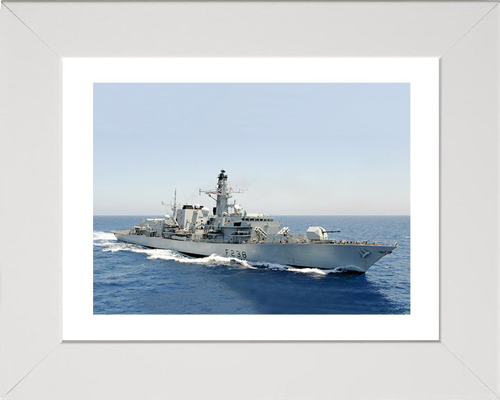 HMS Northumberland F238 Royal Navy type 23 Frigate Photo Print or Framed Print - Hampshire Prints